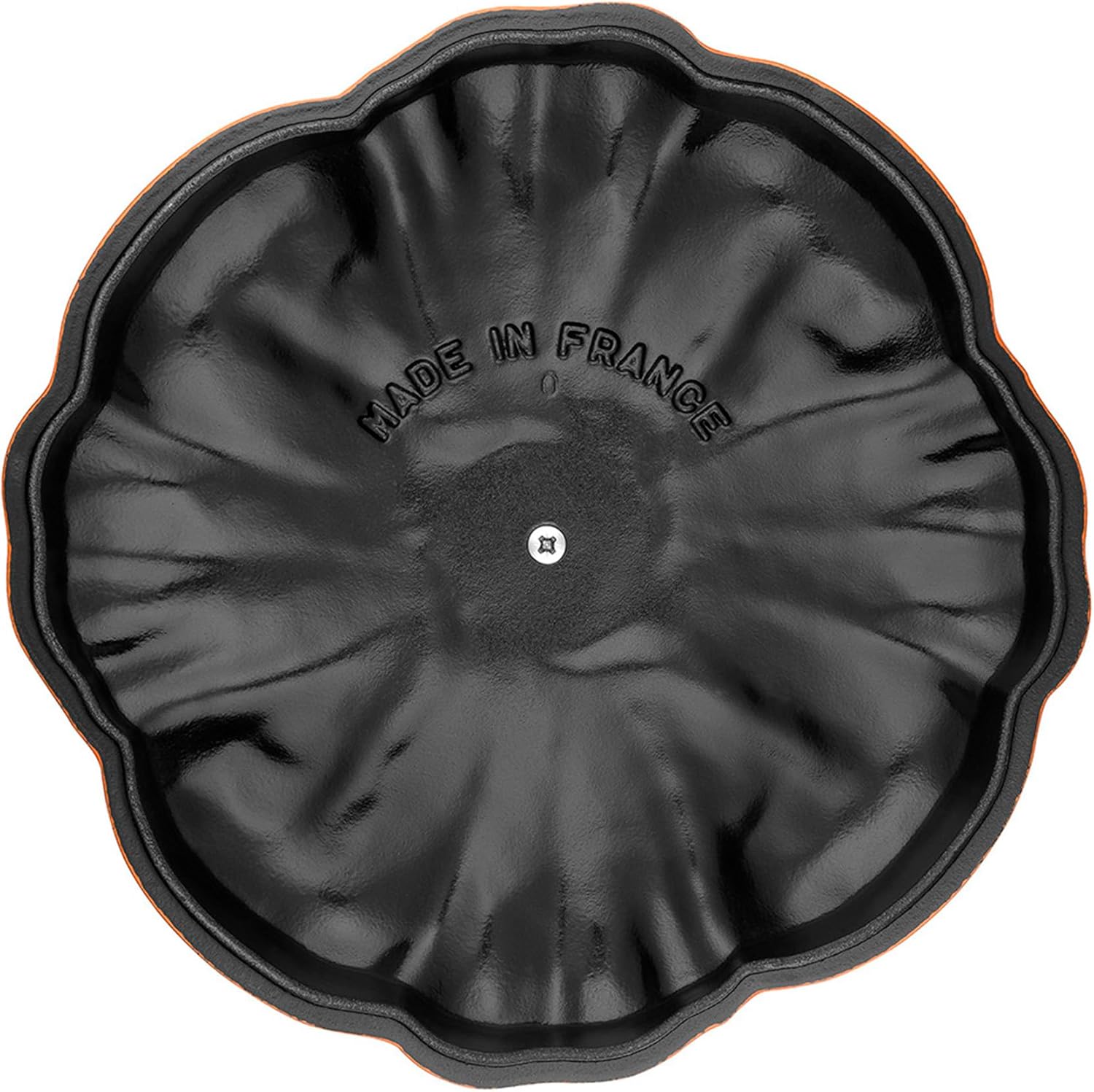 STAUB Pumpkin Cocotte, Cast Iron, Burnt orange, 3.5-qt