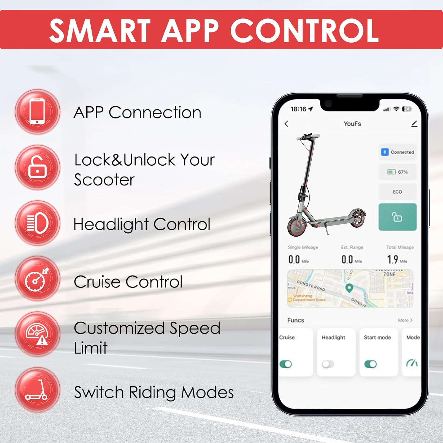 Electric Scooter for Adults, 8.5