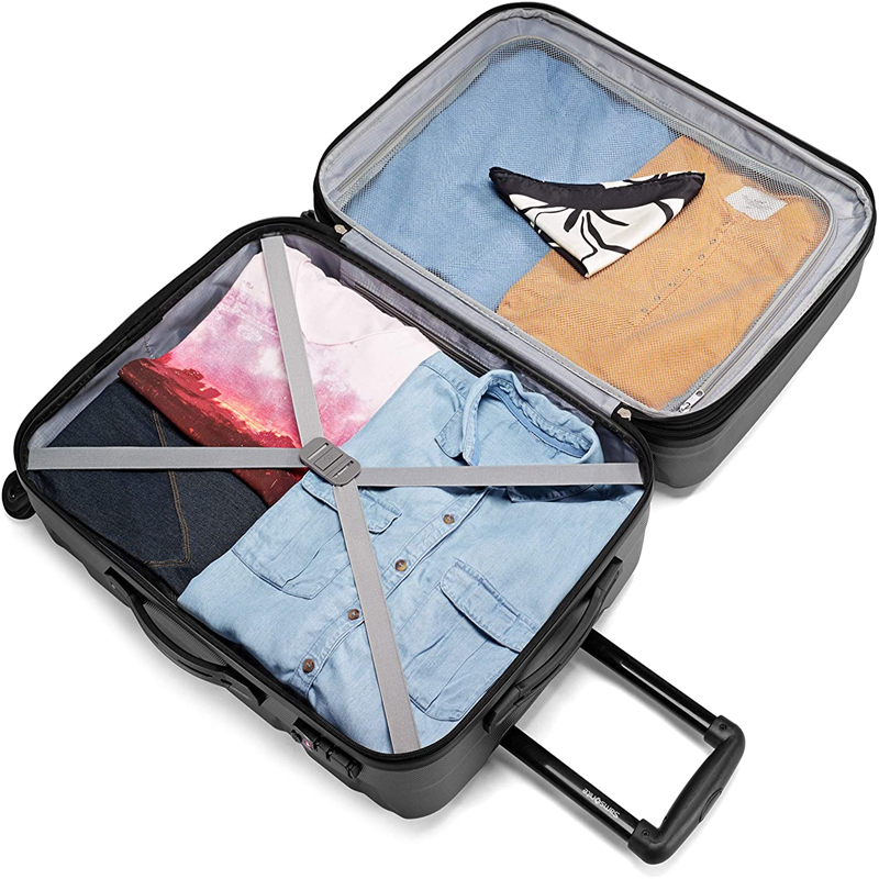 Samsonite Omni PC Hardside Expandable Luggage with Spinner Wheels,  Checked-Large 28-Inch