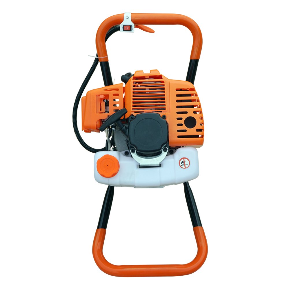 Motor gasoline drill for soil VIKI engine 52SS and Drilling 150 mm