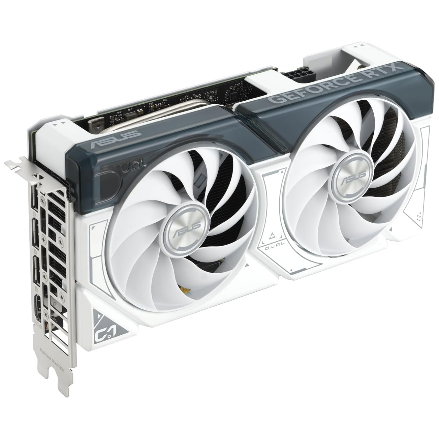 ASUS Dual GeForce RTX 4060 Ti White OC Edition 8GB GDDR6 Gaming Graphics Card, White (Nvidia GeForce RTX4060Ti DLSS 3, PCIe 4.0, 1x HDMI 2.1, 3x DisplayPort 1.4a, DUAL-RTX4060TI-O8G-WHITE)