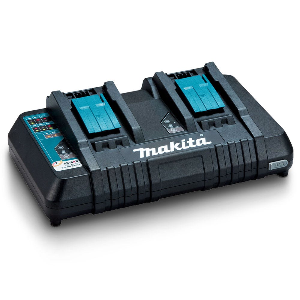 MAKITA 36V (18Vx2) Brushless 2 x 5.0Ah 400mm Easy Change Bar Chainsaw Kit DUC400PT2