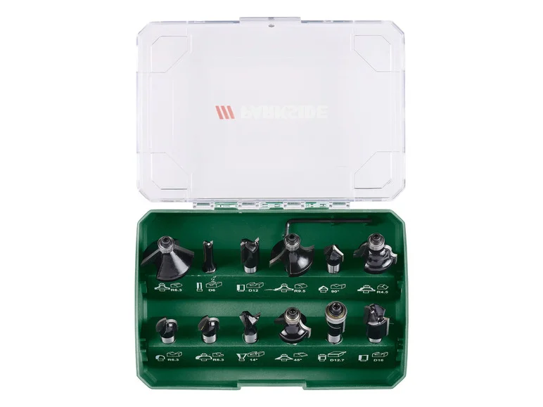 PARKSIDE Set d'embouts de fraisage