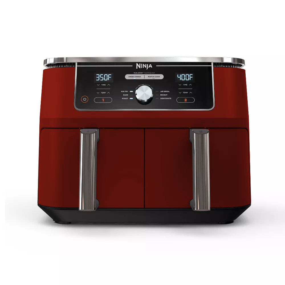 NINJA Fryer with 2 Independent Frying Baskets