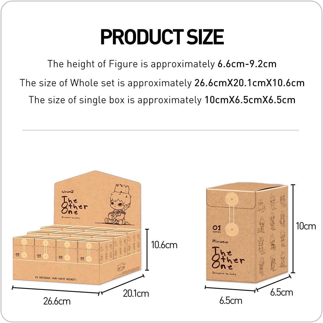 POP MART HIRONO Other One Series-1PC Populaires Figurines Aléatoires Figurines d’Action Figurines de Jouet Figurines à Collectionner Cadeaux Créatifs