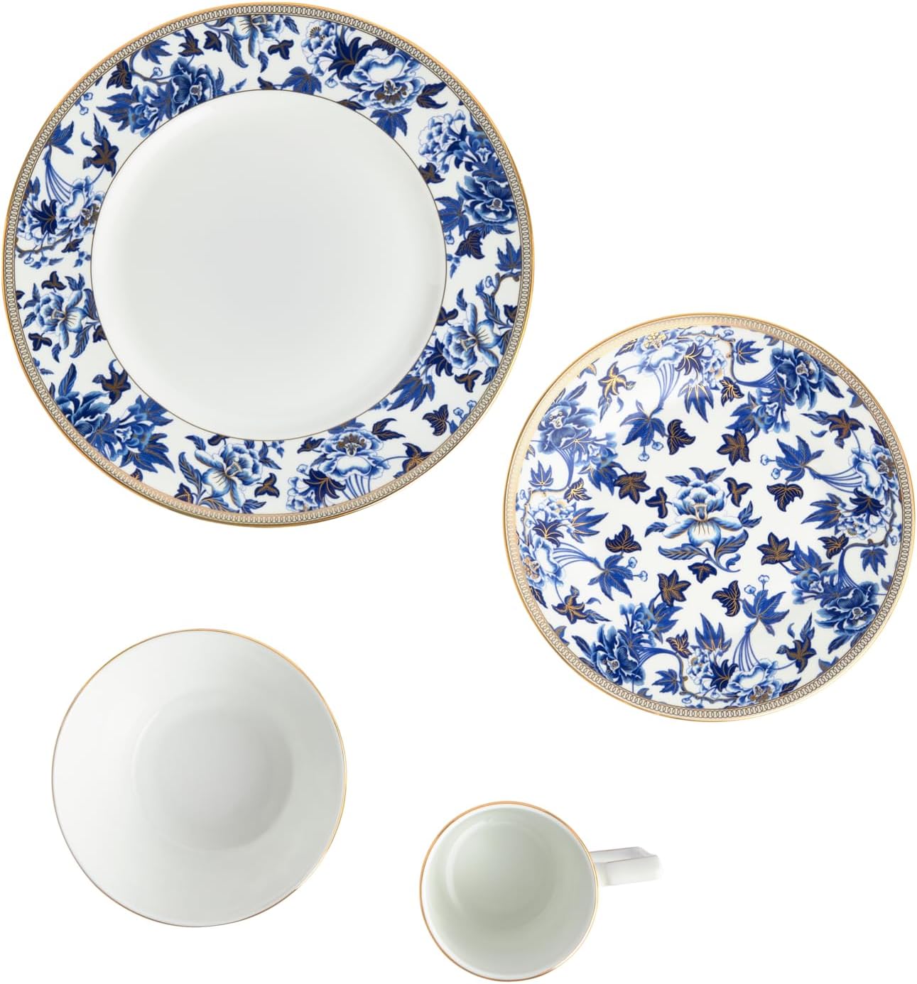 Wedgwood 1050603 4pce Dining Set, Bone China