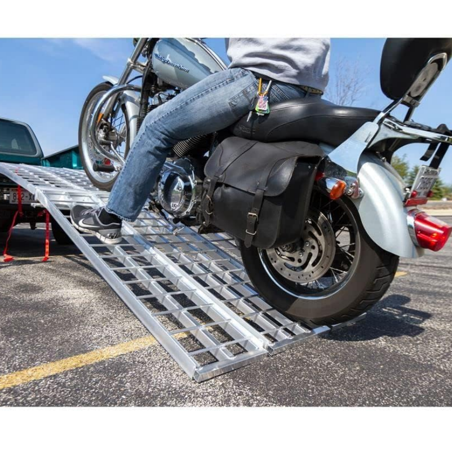 10' Folding Arched Folding Motorcycle Ramp
