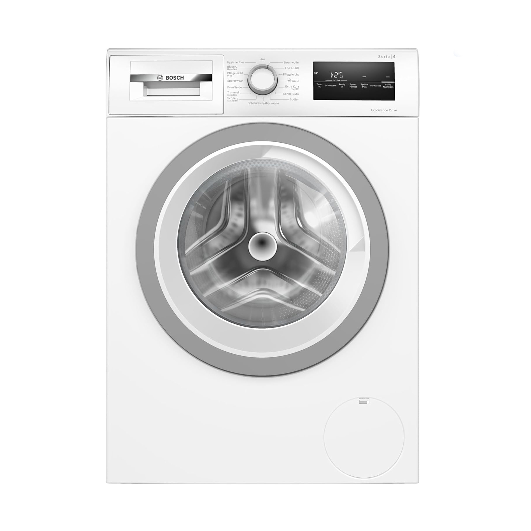 Bosch WAN28K23 Series 4 Washing Machine, Front-Loader with 8 kg Capacity, 1400 rpm, EcoSilence Drive: Quiet and Economical Washing, HygienePlus, Speed Perfect, White, 60 cm, Amazon Exclusive Edition [Energy Class A]