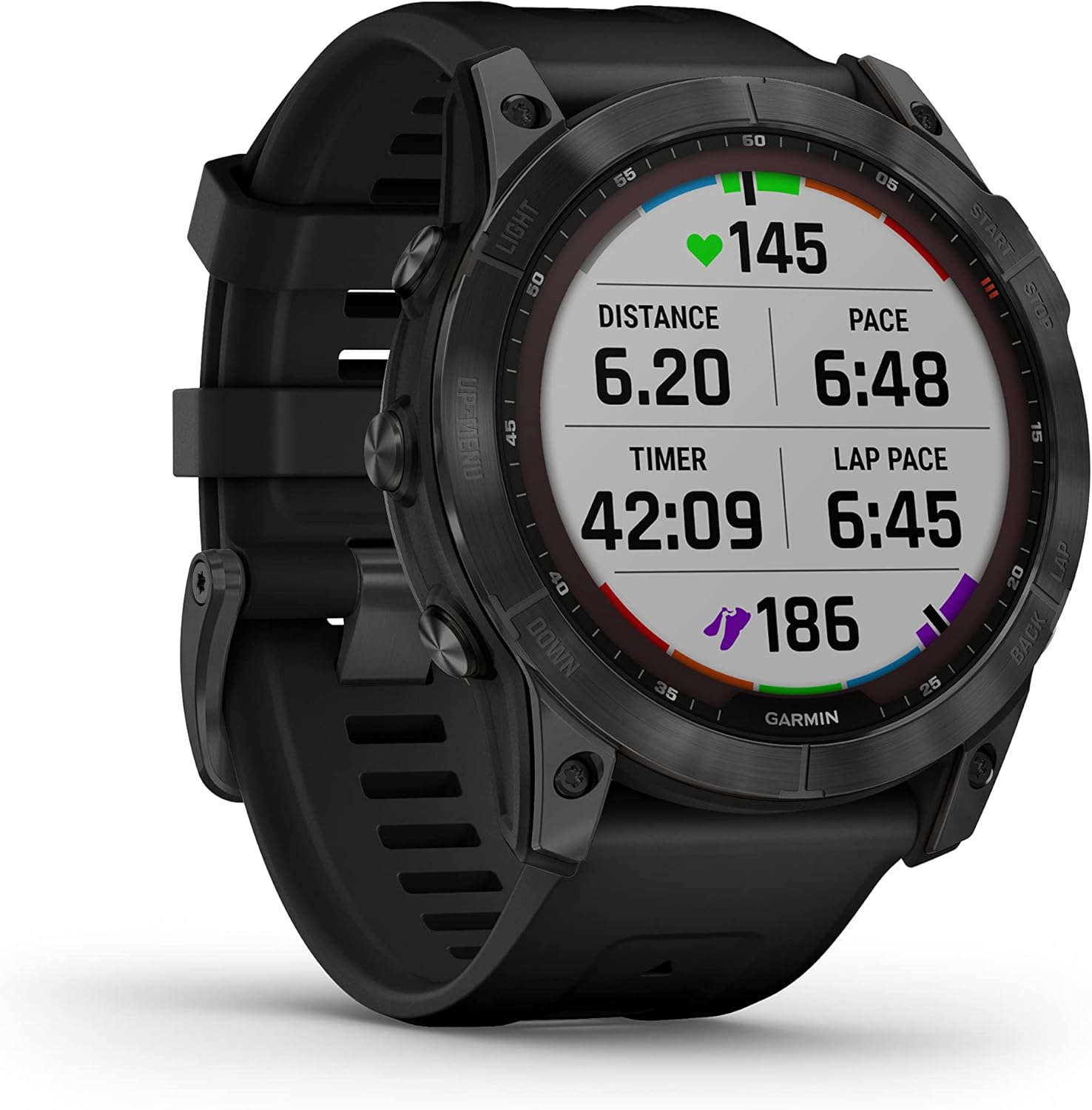 Garmin fēnix 7X SOLAR (51 mm), Large Multisport GPS Smartwatch, Solar Charging,Advanced Health and Training Features,Touchscreen and Buttons,Ultratough Design Features,Up to 37 days battery life