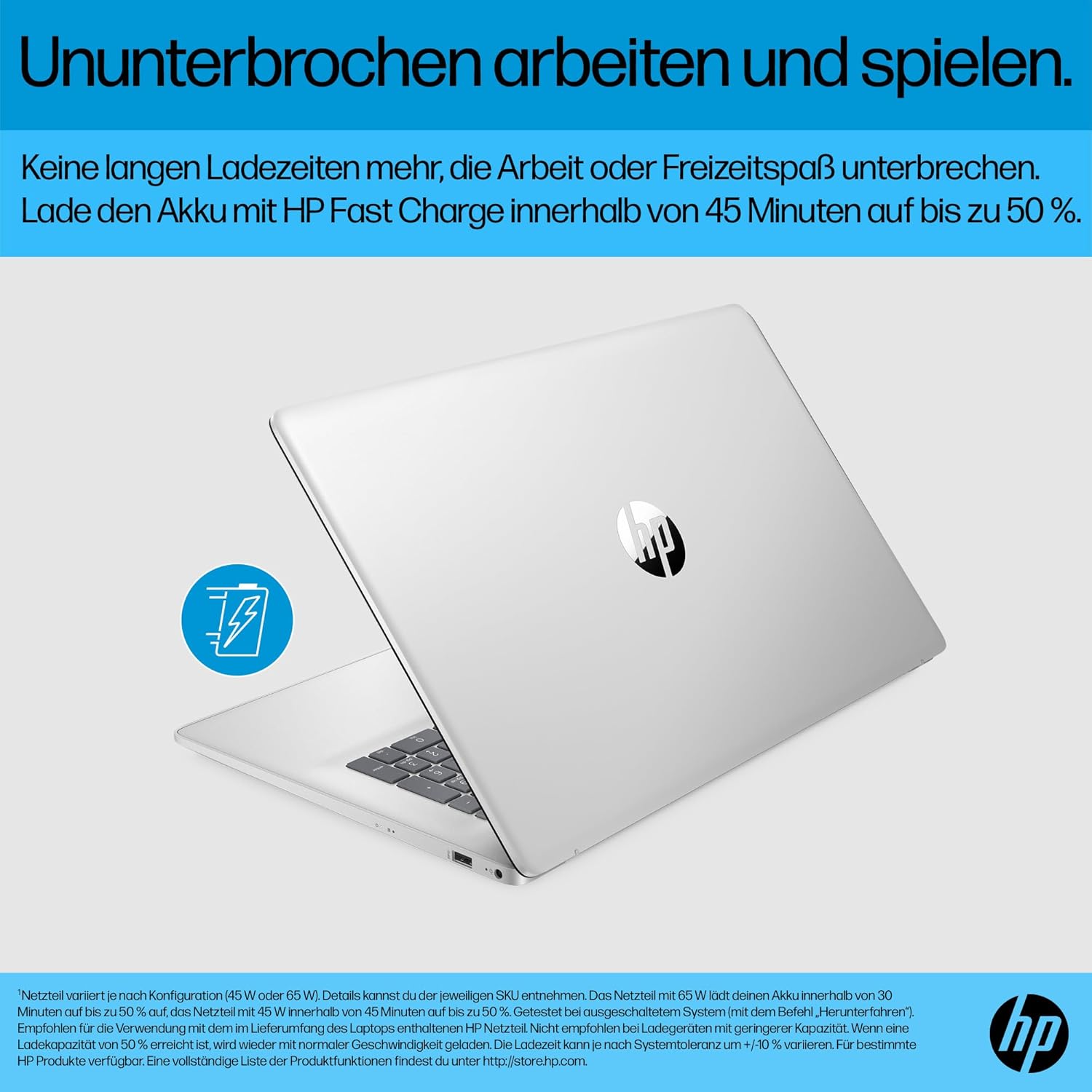 HP Laptop 17 with Intel Core i7-1355U | 17.3