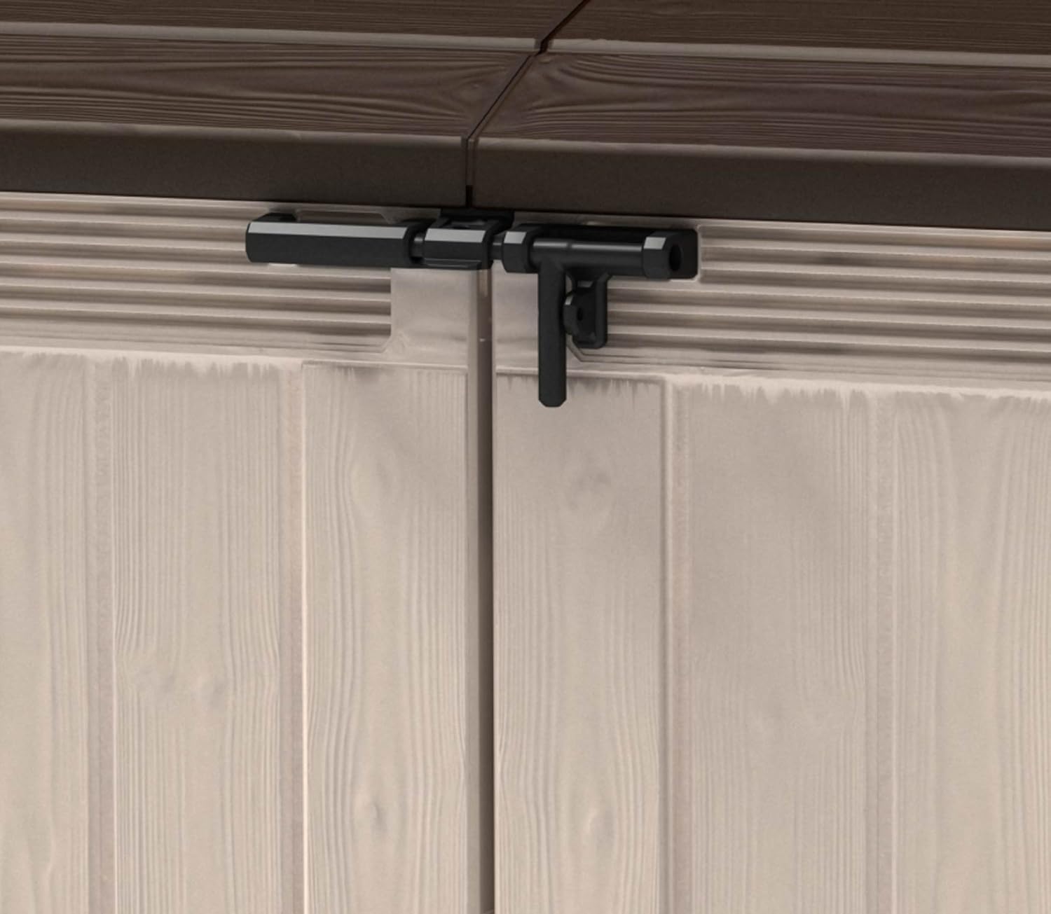 Keter Porta Attrezzi Store It Out Ultra Beige/Marrone In Resina Cm 177X113X134 H