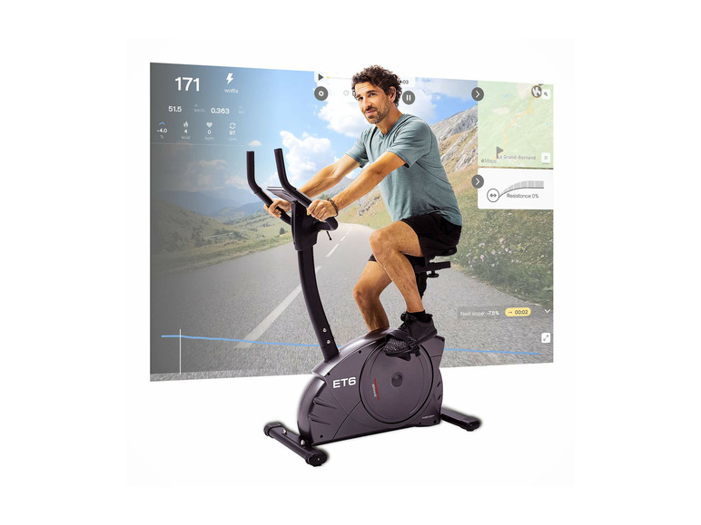 Christopeit Ergometer ET 6 inkl. Pulsmessgurt