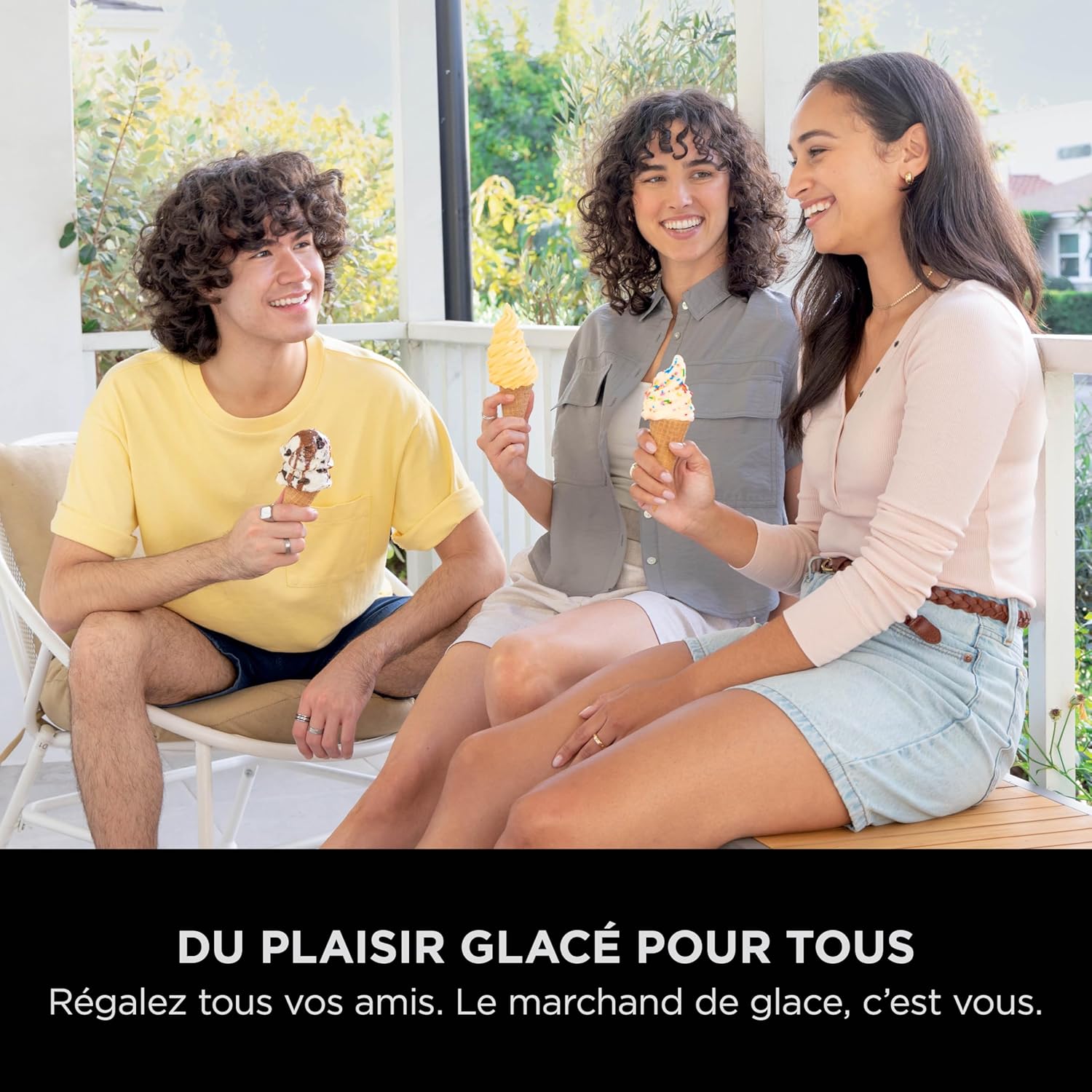 Ninja Swirl by CREAMi Sorbetière et machine à glaces avec 2 pots, 13 modes pour réaliser crèmes glacées, glaces à l’italienne, gelatos, sorbets, milkshakes, option Extra, Machine Gris platine, NC701EU