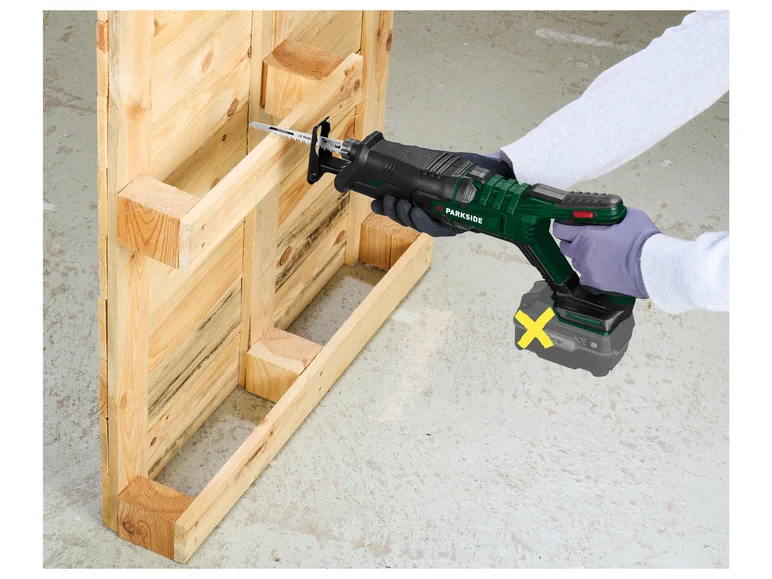 PARKSIDE Scie sabre sans fil PSSA 20-Li B2, 20 V