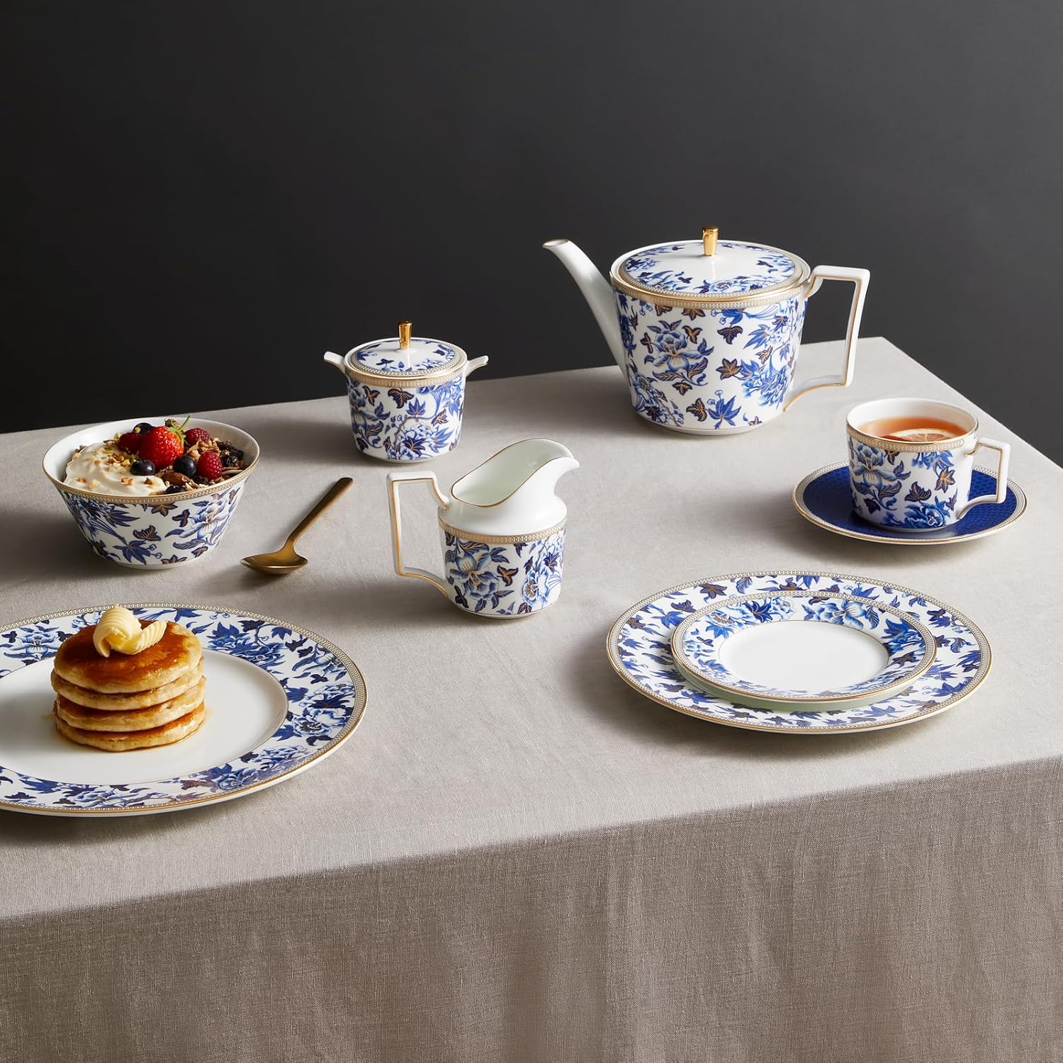 Wedgwood 1050603 4pce Dining Set, Bone China