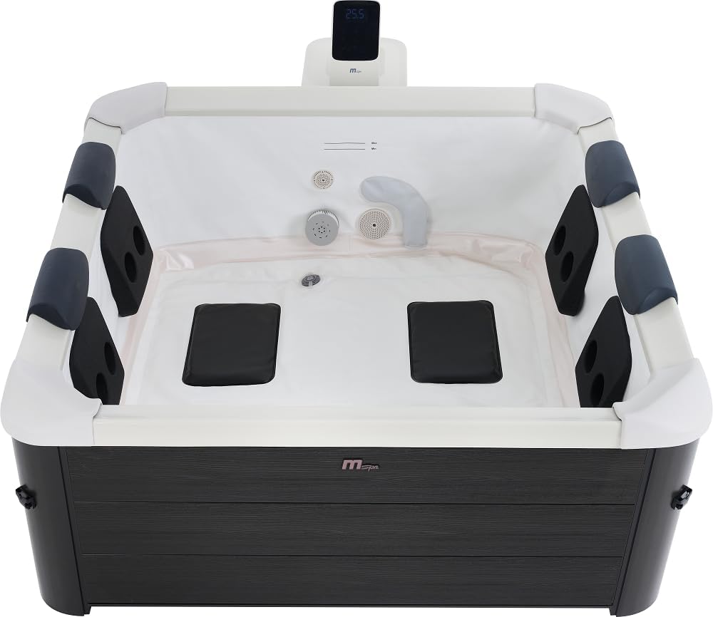 Oslo Mspa 6-Seater Rigid Spa Connected + Hydromassage Jets + LED