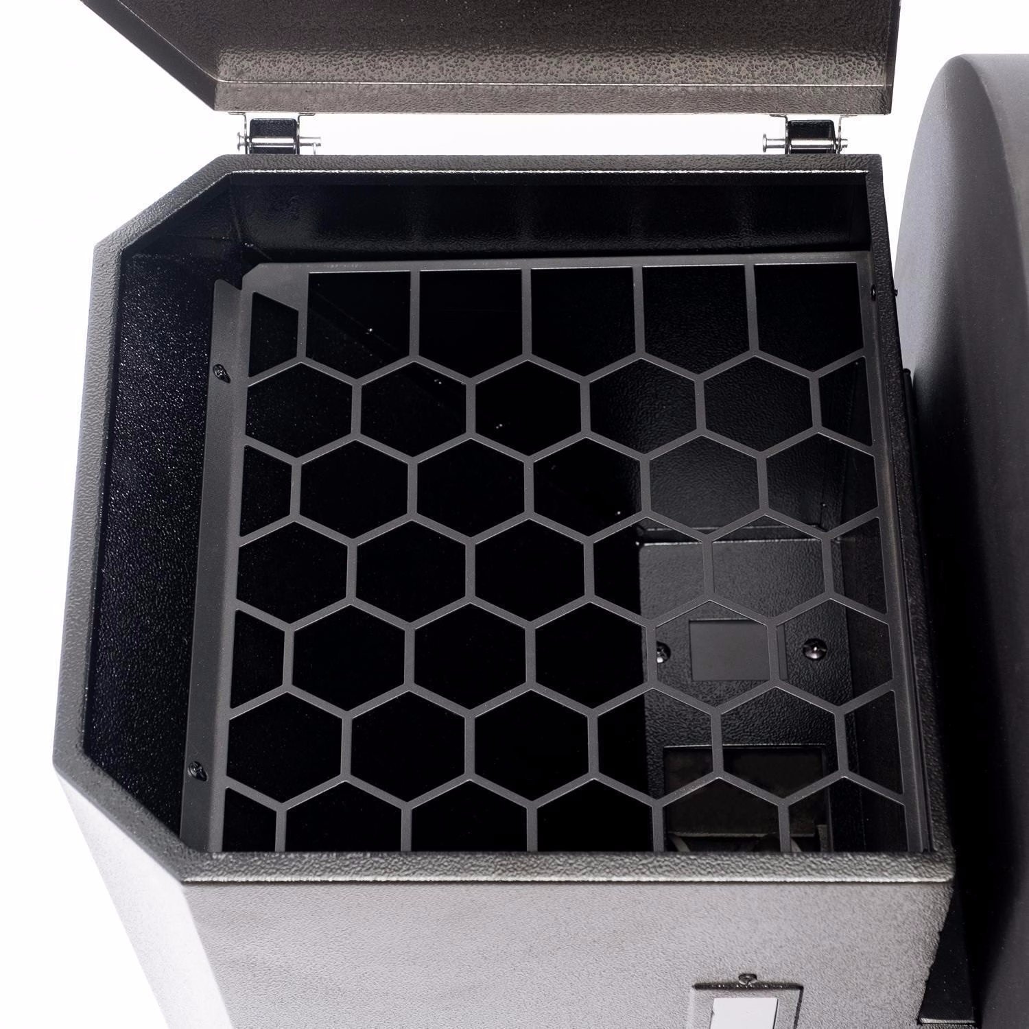 Victory 35-Inch Wood Pellet Grill with Front Shelf, 29-Lb Hopper & 16 Gauge Steel Barrel & Cart - BBQPG