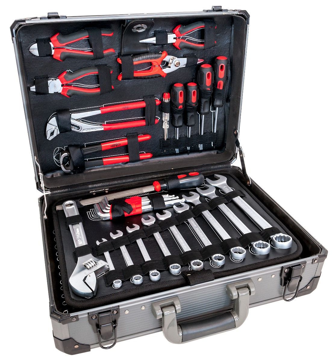 Tool case equipped with 127 pieces