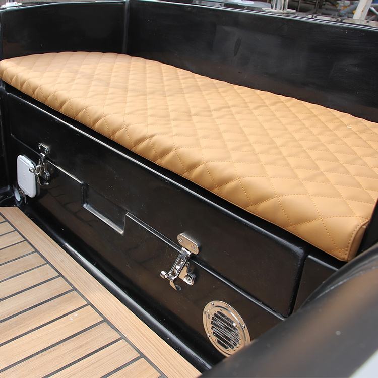 Sale Hypalon/PVC 4.8m RIB Boat Deep V Fiberglass Hull Inflatable RIB Boat 480 for Fishing with Engine