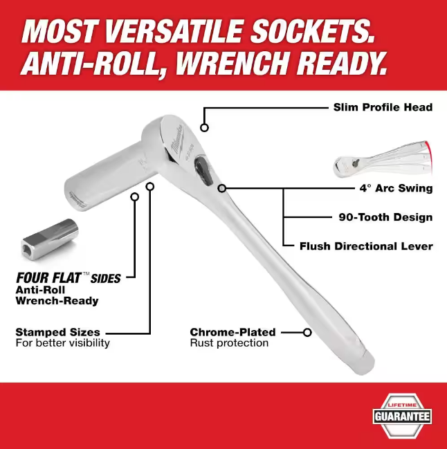 1/4 in. and 3/8 in. and 1/2 in. Drive SAE/Metric Ratchet and Socket Mechanics Tool Set (153-Piece)