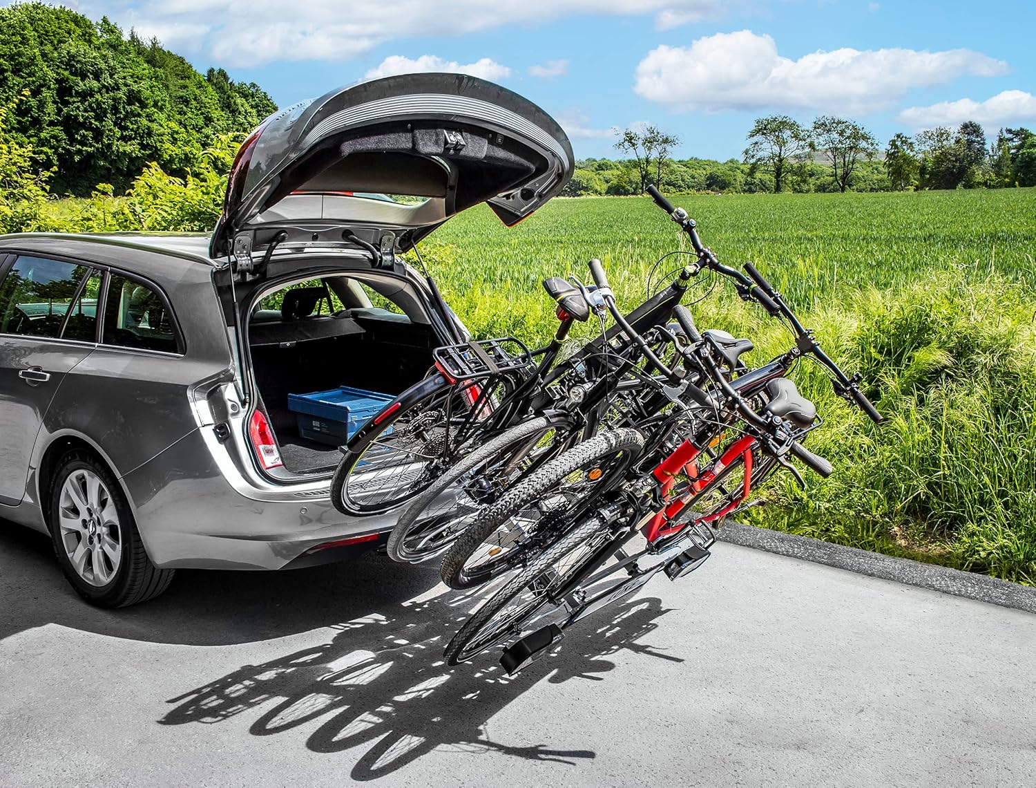 Eufab 11514 Tow Bar Carrier Luke for 4 Bicycles