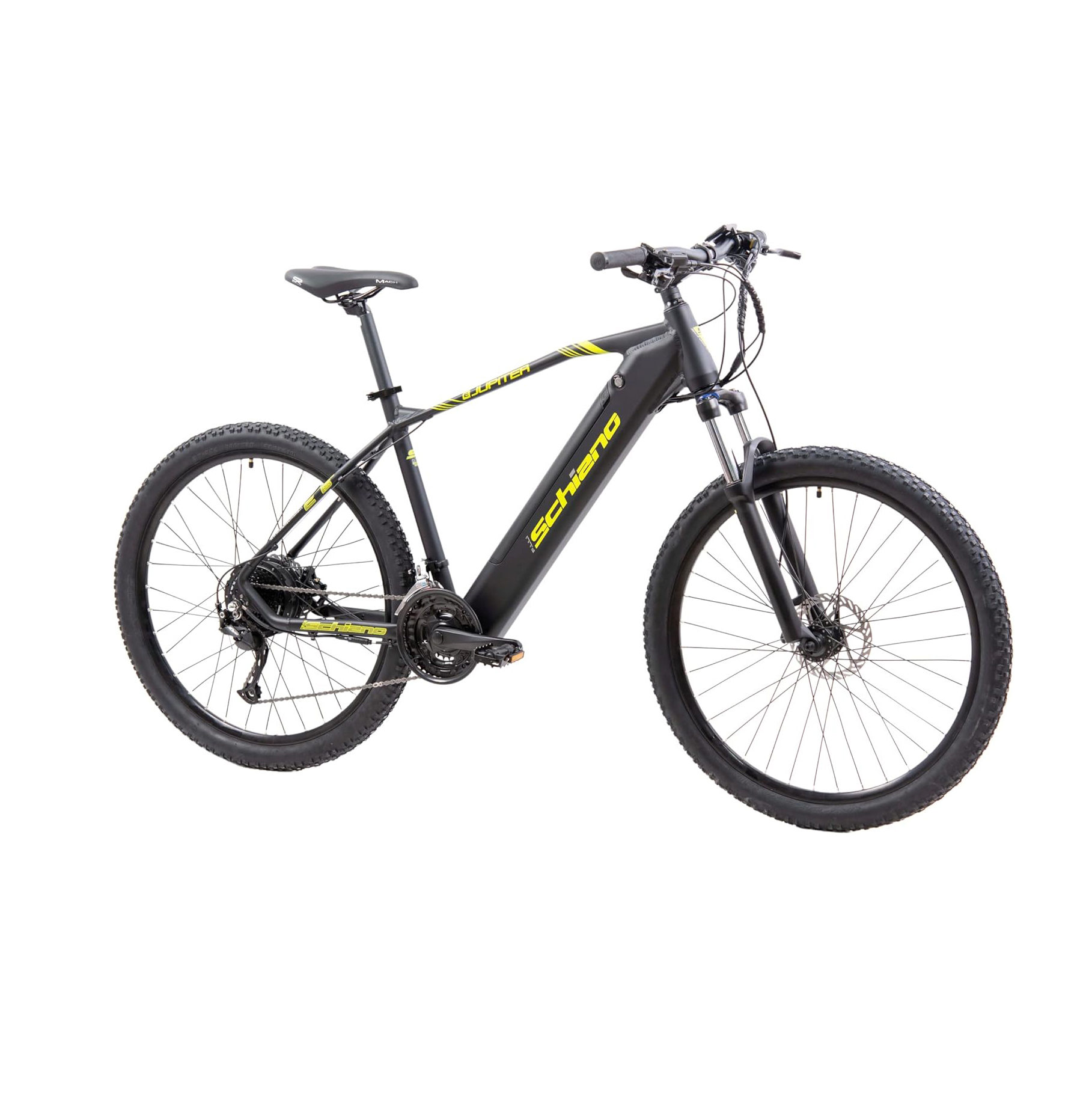 F.lli Schiano E-Jupiter 27.5 Inch E-Bike Pedelec, Electric Bikes, Mountain Bike for Adults, Men/Women, MTB Bicycle with Accessories, Battery, Electric Motor, Suspension Fork, Display, Electric Bicycle