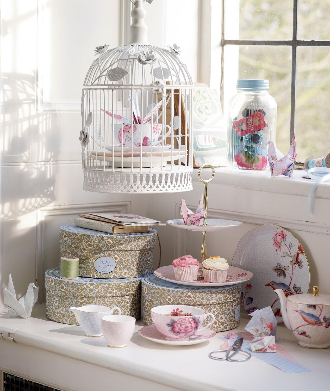 Wedgwood 5C106805131 Story Cuckoo Tea Plates 21cm Set of 4, Fine Bone China