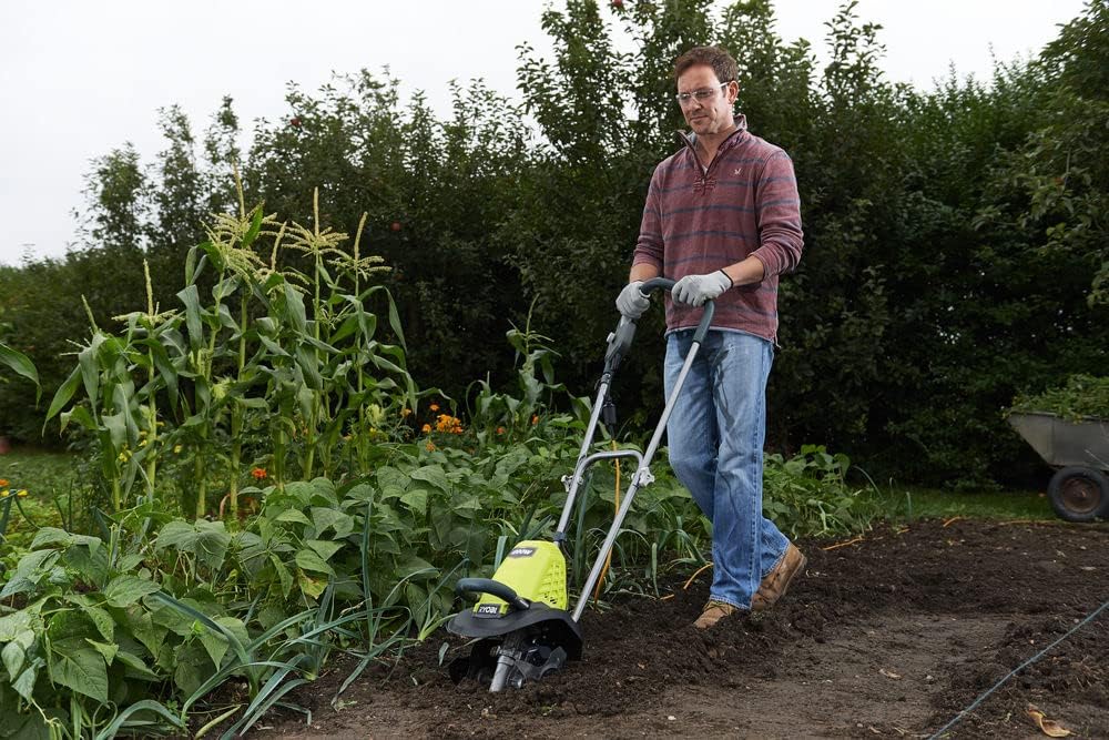 Ryobi 5133002388 Corded Electric Tiller, Green, 25 cm