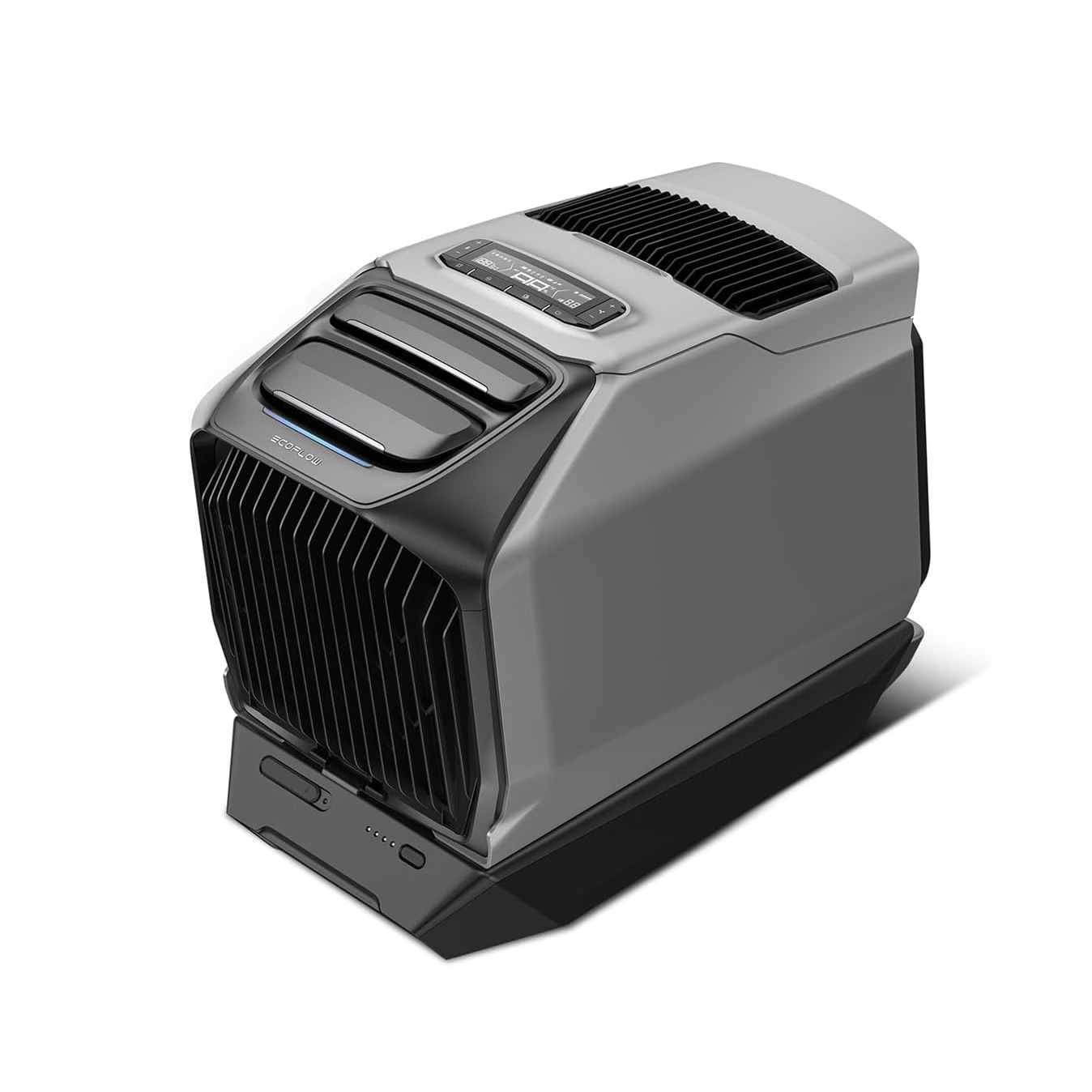 ECOFLOW WAVE 3 Tragbare Klimaanlage, 1800 W/6100 BTU Kühlen, 2000 W/6800 BTU Heizen, 1000 W Schnellladen (75 Min.), 8 Std. Kabellos, App-Steuerung, Mobile Klimaanlage für Camping, Wohnmobile, SUVs [Energy Class A]