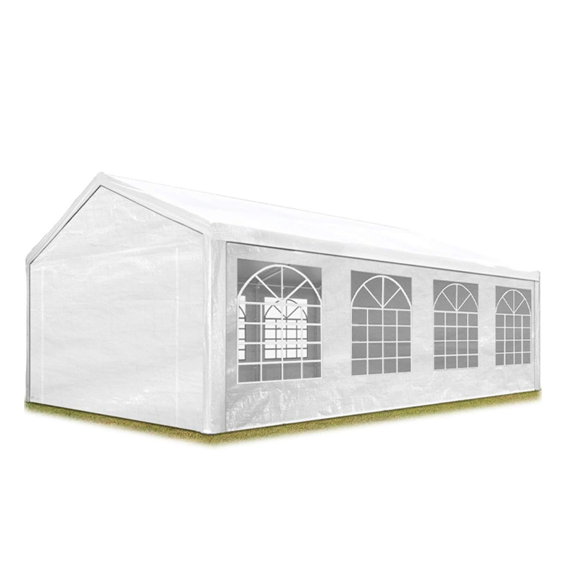 TOOLPORT Tente de réception 3x2 m pavillon Blanc bâche PE 350 N imperméable Tente de Jardin
