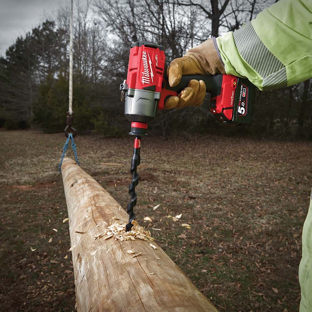 MILWAUKEE 18V FUEL 7/16inch HEX Utility High Torque Drill with ONE-KEY M18ONEFHIWH716-0