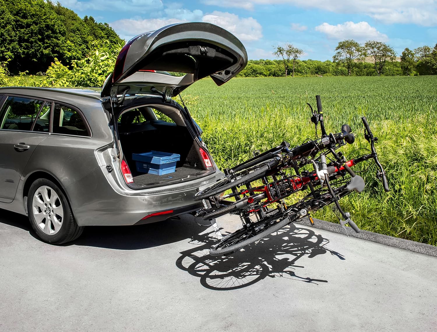 EUFAB 11598 FINCH Bicycle Carrier for 3 Bicycles