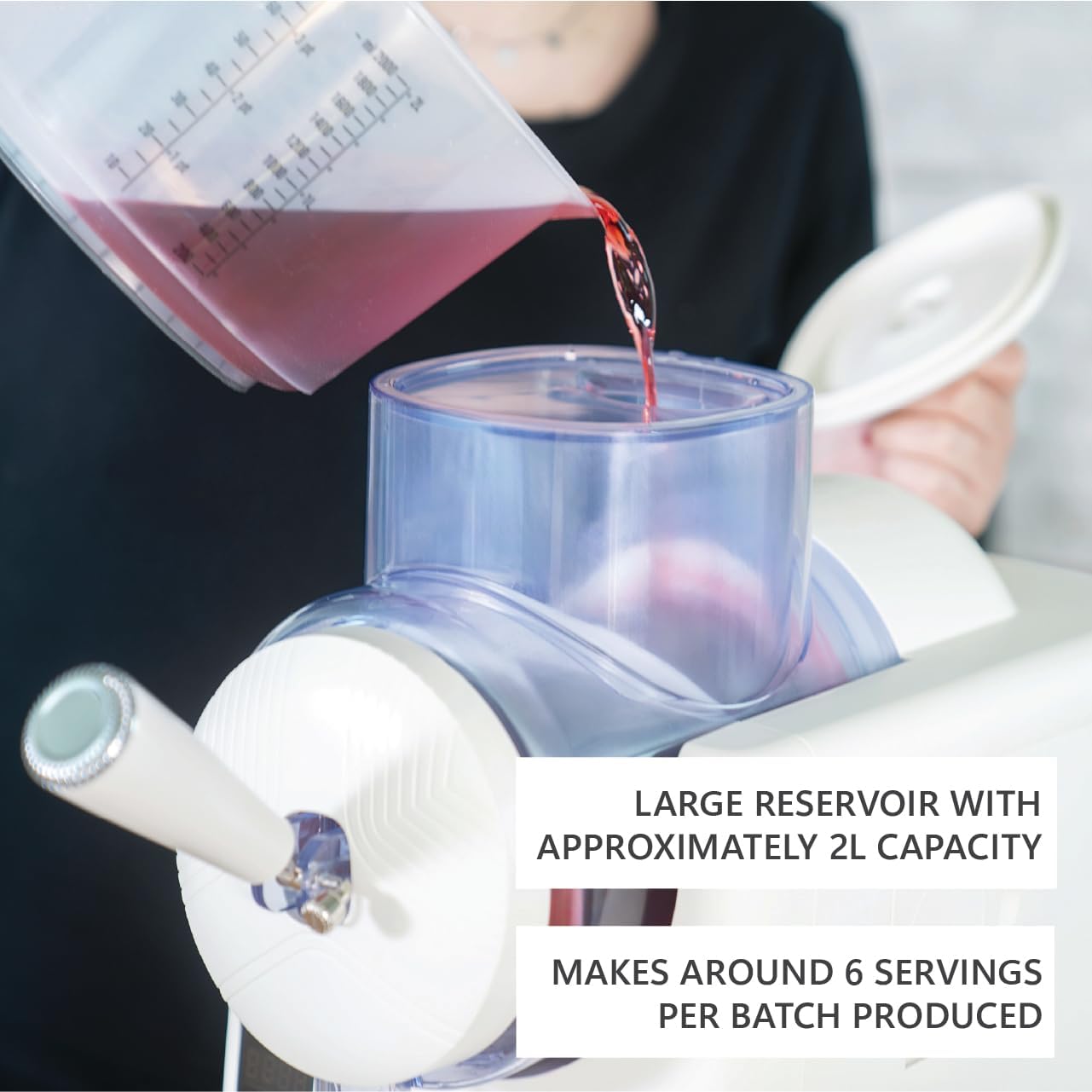 Unold Sofie 2-in-1 Soft Serve Ice Cream Maker and Slush Machine 48950 - Gelato at Home - 5 Frozen Dessert Programmes - 2L - 150W Self-Cooling Electric Compressor