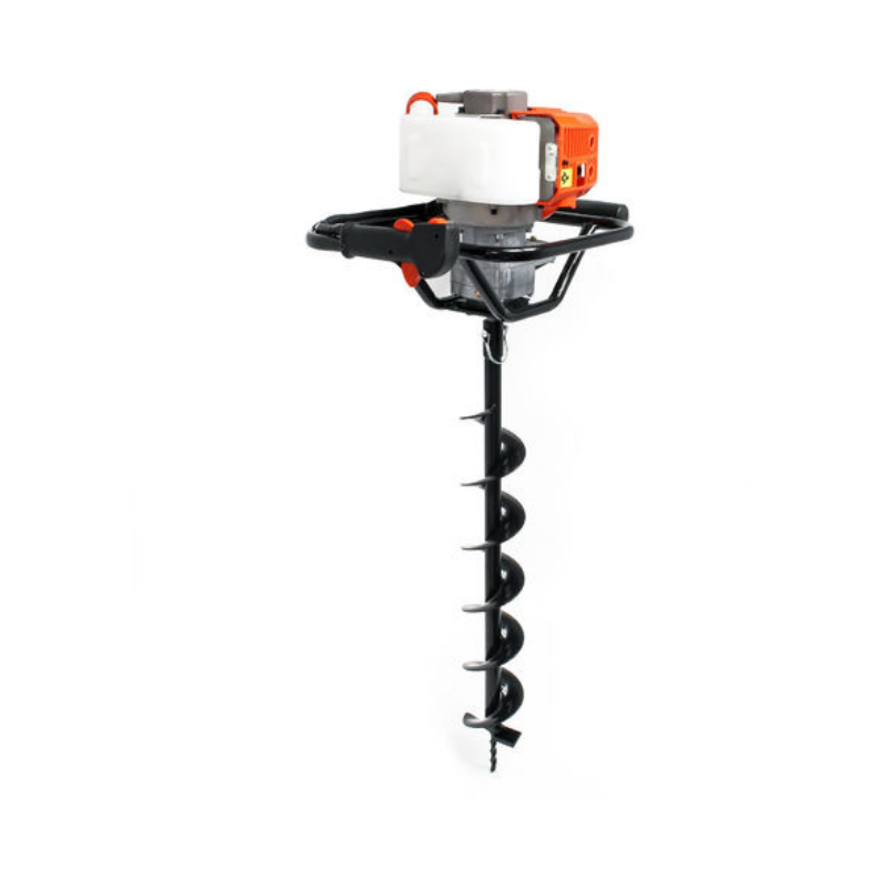 Motor gasoline drill for soil VIKI engine 52SS and Drilling 150 mm