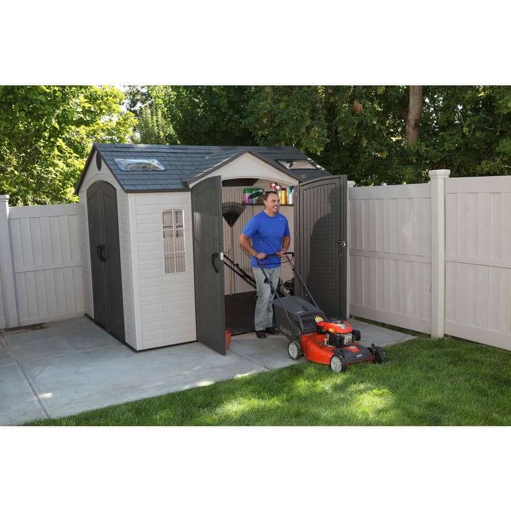 10 ft. x 8 ft. Resin Shed