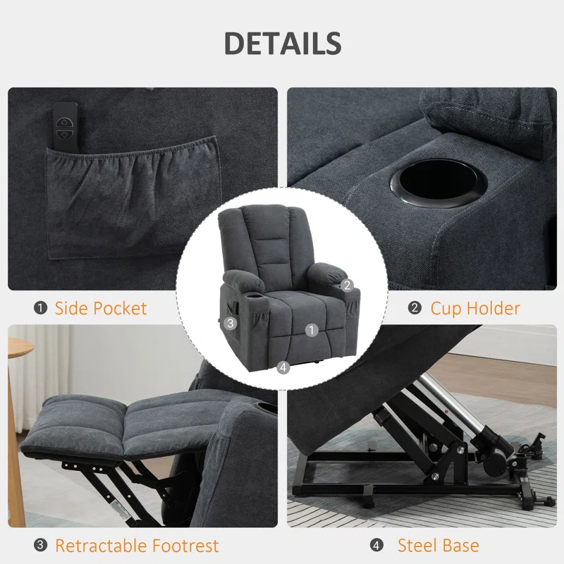 Gotti Upholstered Electric Recliner