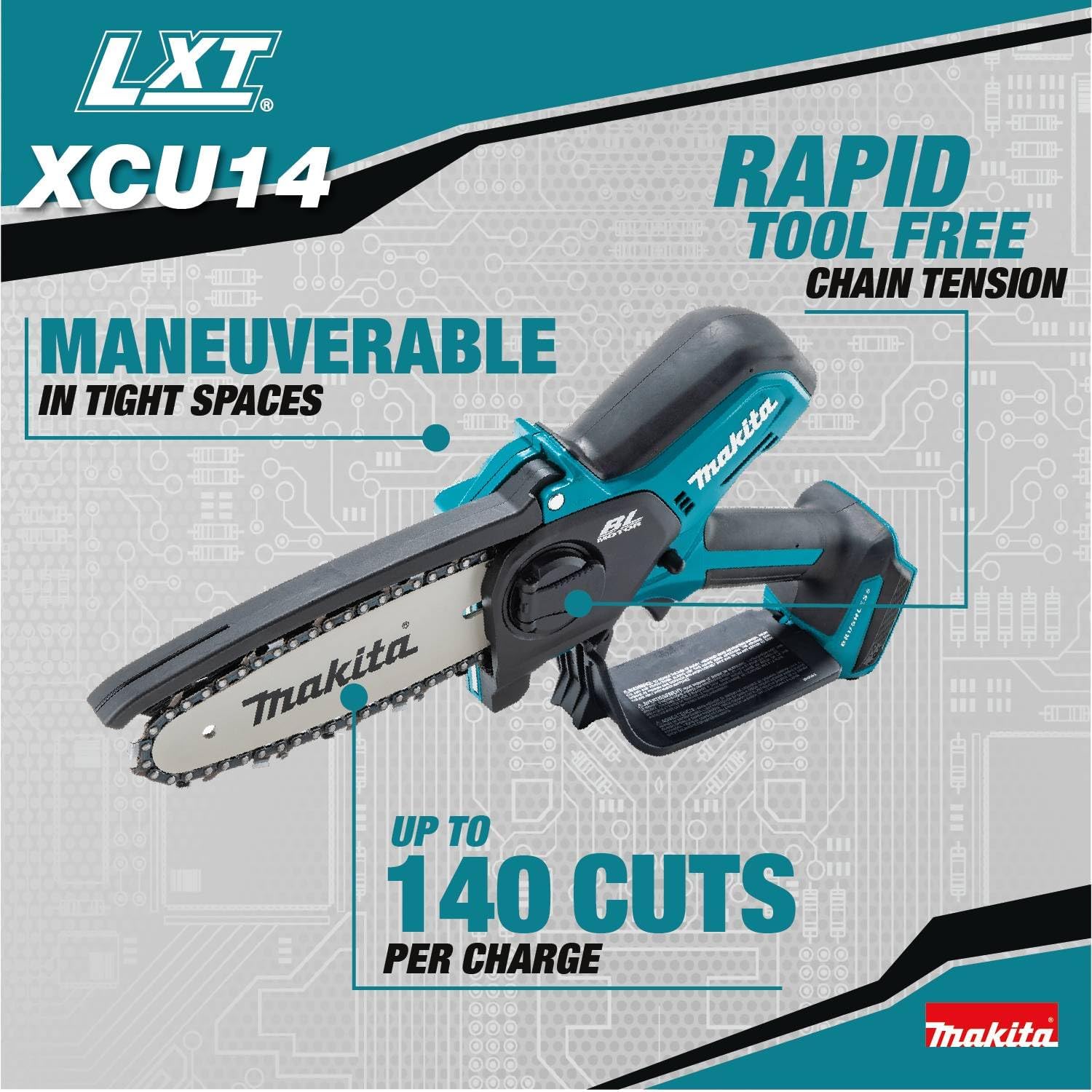 Makita XCU14SR1 18V LXT® Lithium-Ion Brushless Cordless 6
