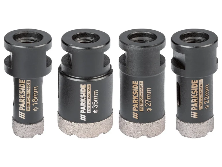 PARKSIDE PERFORMANCE Jeux de couronnes de forage diamantées PDBK 3 A1