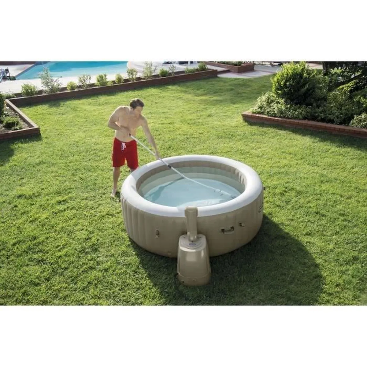 Intex - 26796NP - Kit piscine prism frame ovale tubulaire 5,03 x 2,74 x 1,22m