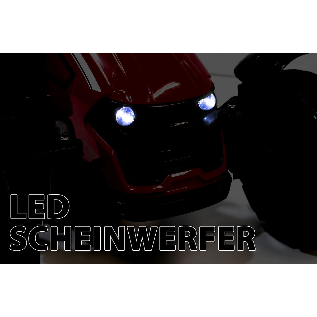 Kidcars Kinder Elektro Traktor 2X30W 12V 7Ah 2.4G RC inkl Anhnger grün