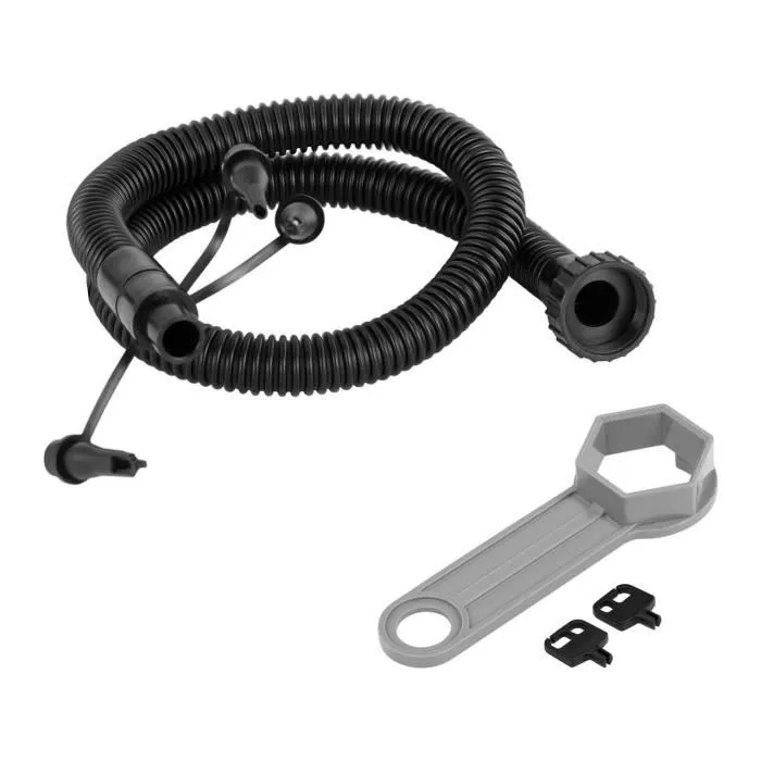 Uniprodo Spa Gonflable 6 Places Personnes Carré Extérieur Semi Rigide Bain À Remous