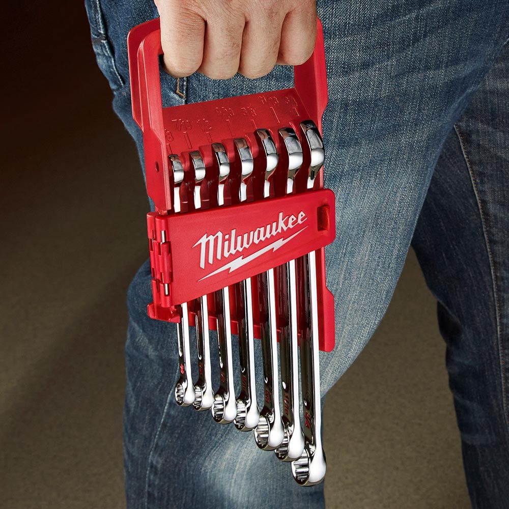 MILWAUKEE 7 Piece Imperial Combination Spanner Set 48229407