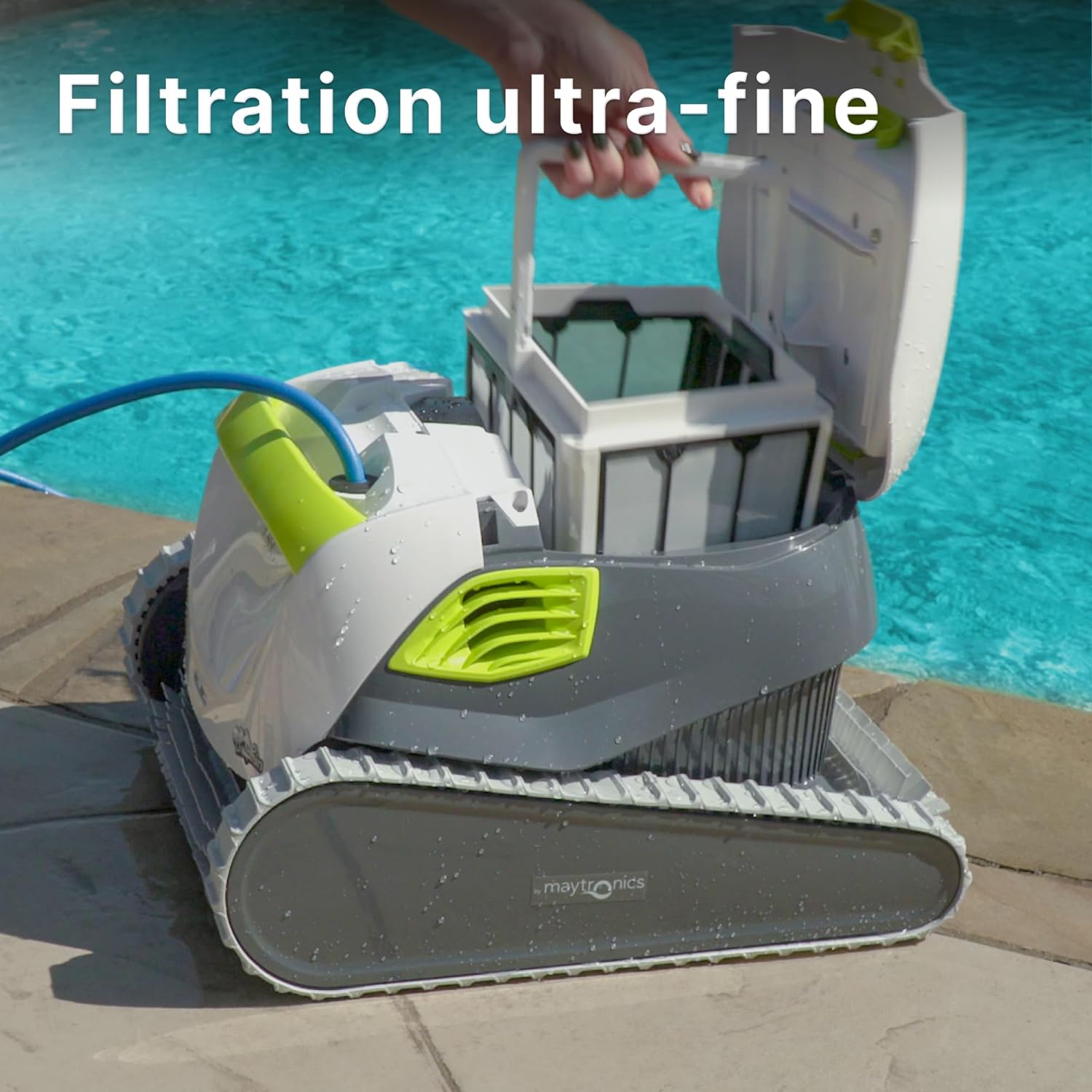 DOLPHIN T45 Electric Pool Cleaner Robot - Wall Cleaning, In-Ground Pool Up to 12 m, 3 Year Warranty