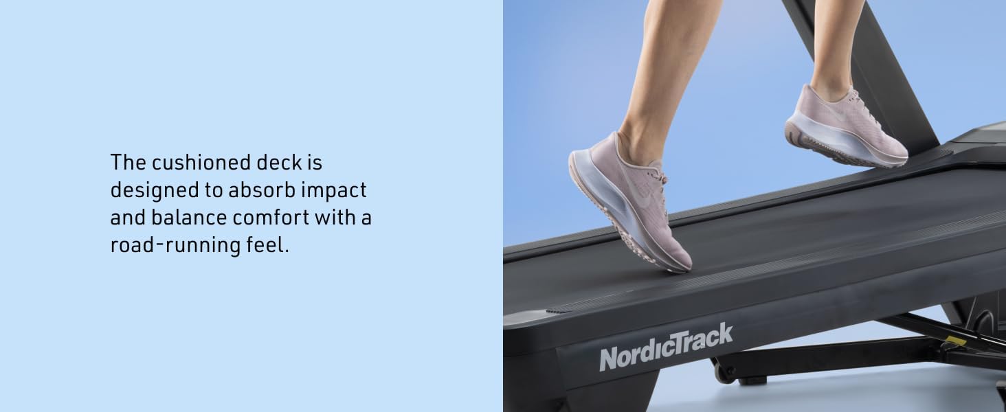 NordicTrack Commercial Series 1250, 1750, 2450: Expertly Engineered Foldable Treadmill, Treadmills for Home Use, Walking Treadmill with Incline, Superior Interactive Training Experience