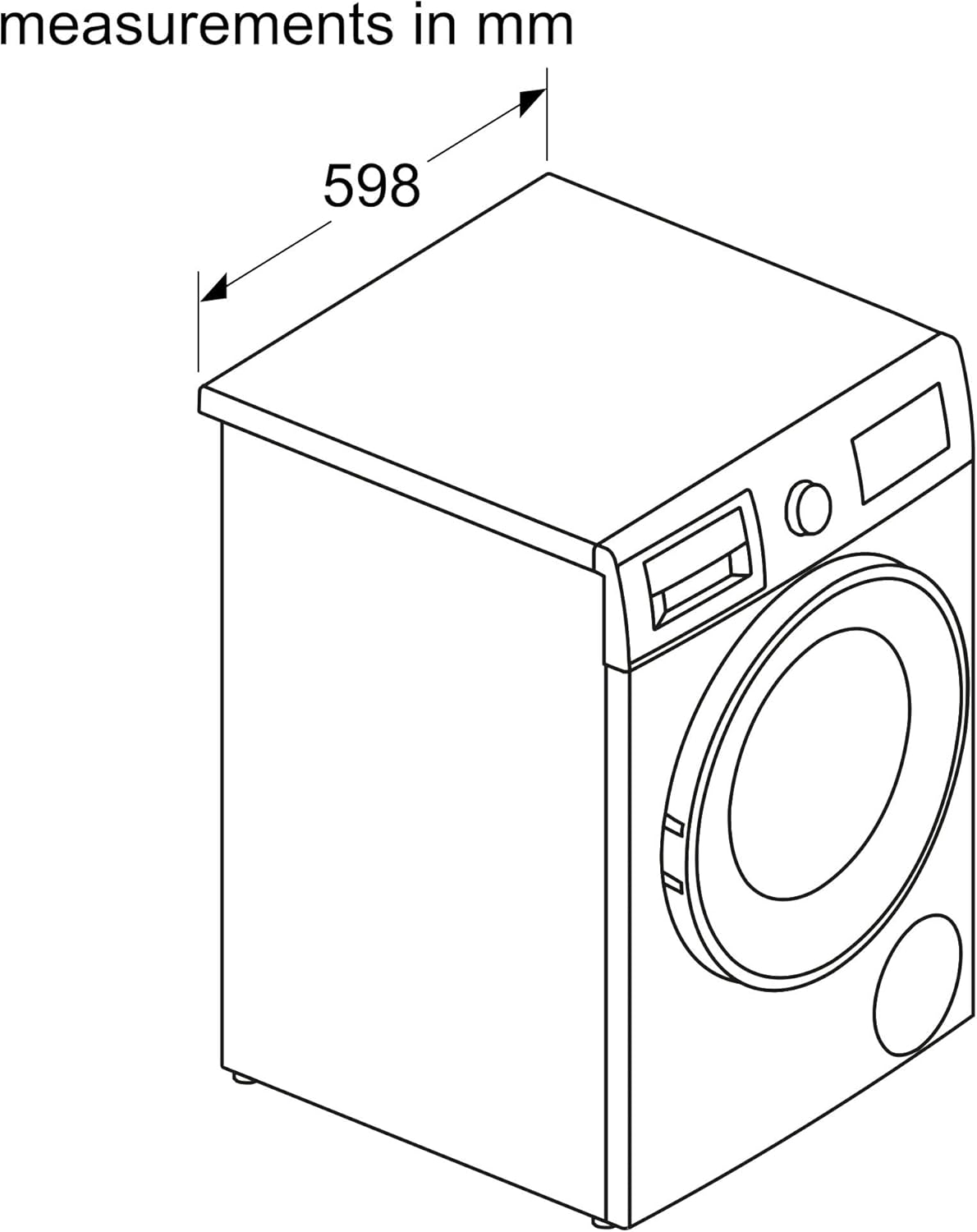 Bosch Home & Kitchen Appliances Bosch WNA134U8GB Serie 4