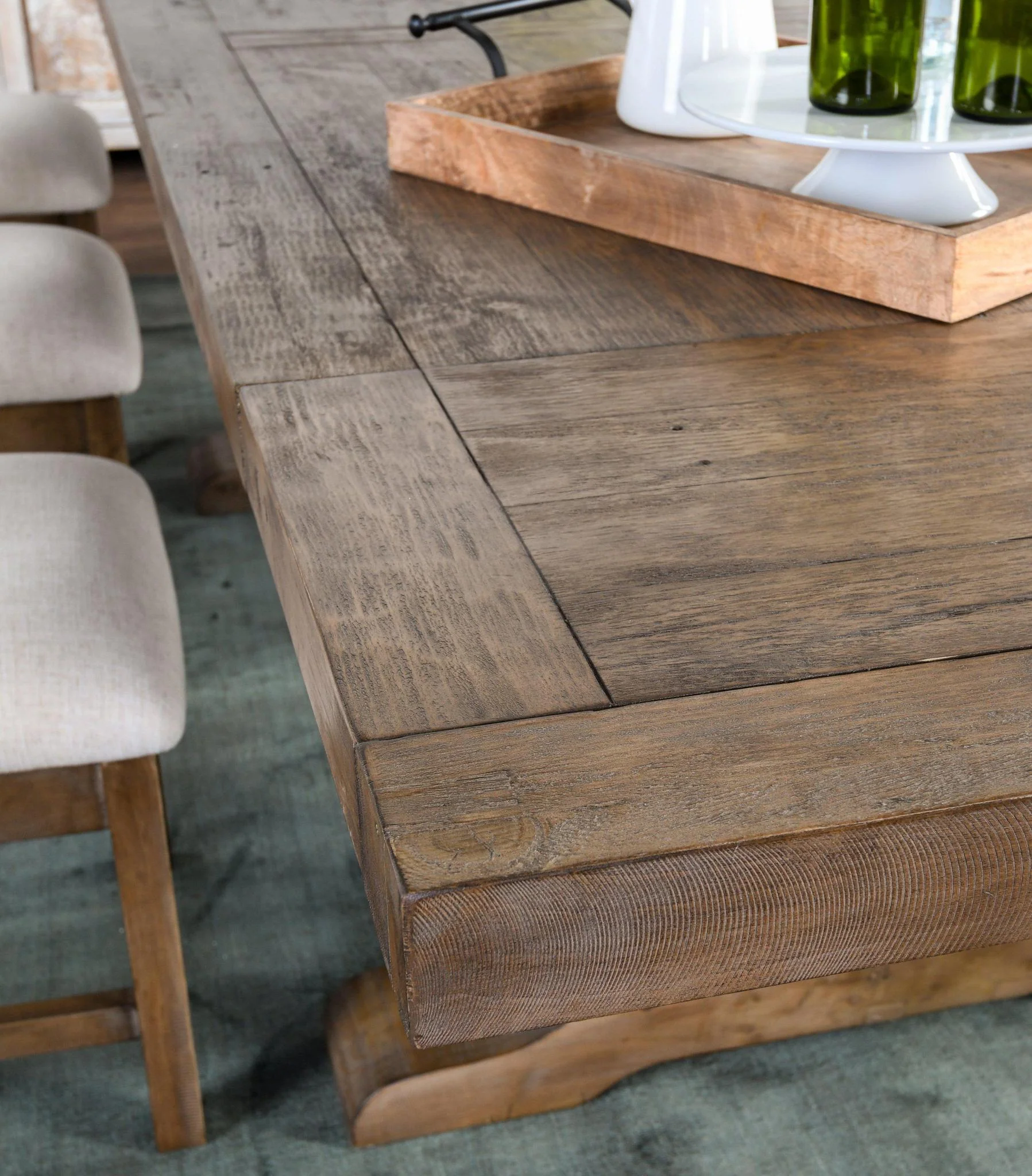 Caleb Reclaimed Extension (84-114) Dining Table