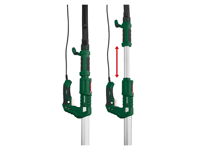 PARKSIDE Ponceuse murs et plafonds avec manche télescopique PWDS 920 C3, 710 W