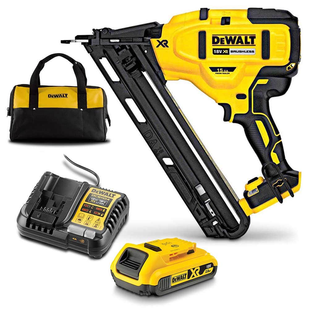 DEWALT 18V XR Brushless 1 x 2.0Ah Bradder Kit DCN650D1-XE