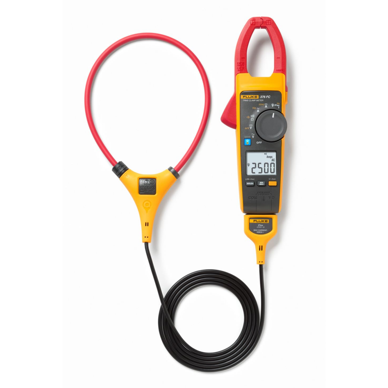1000A AC/DC TRMS Wireless Current Clamp with Iflex Fluke Connect