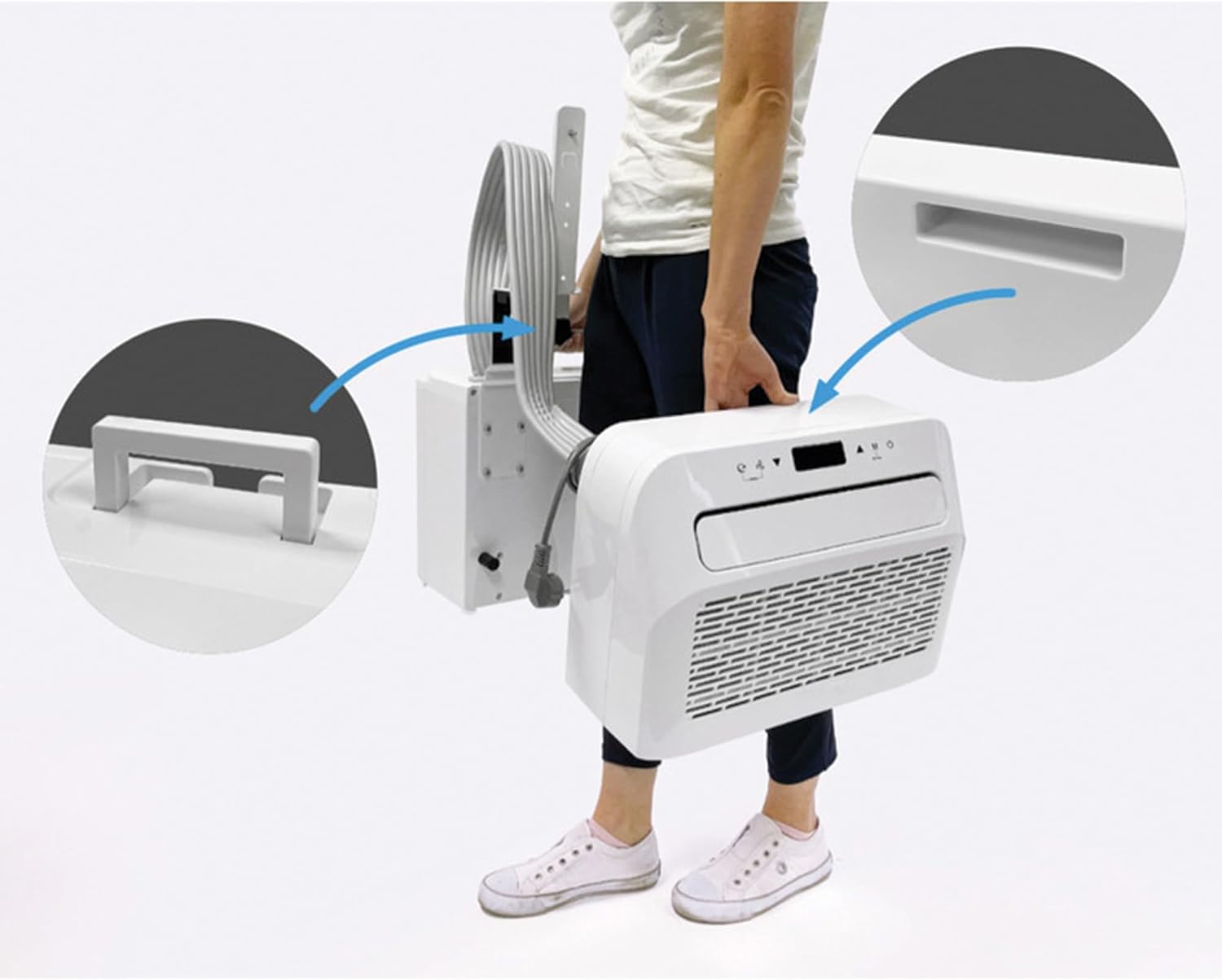 Climatiseur Console Monobloc Mobile Kedros Sannover 5000 BTU / 1,5 kW [Classe énergétique A]